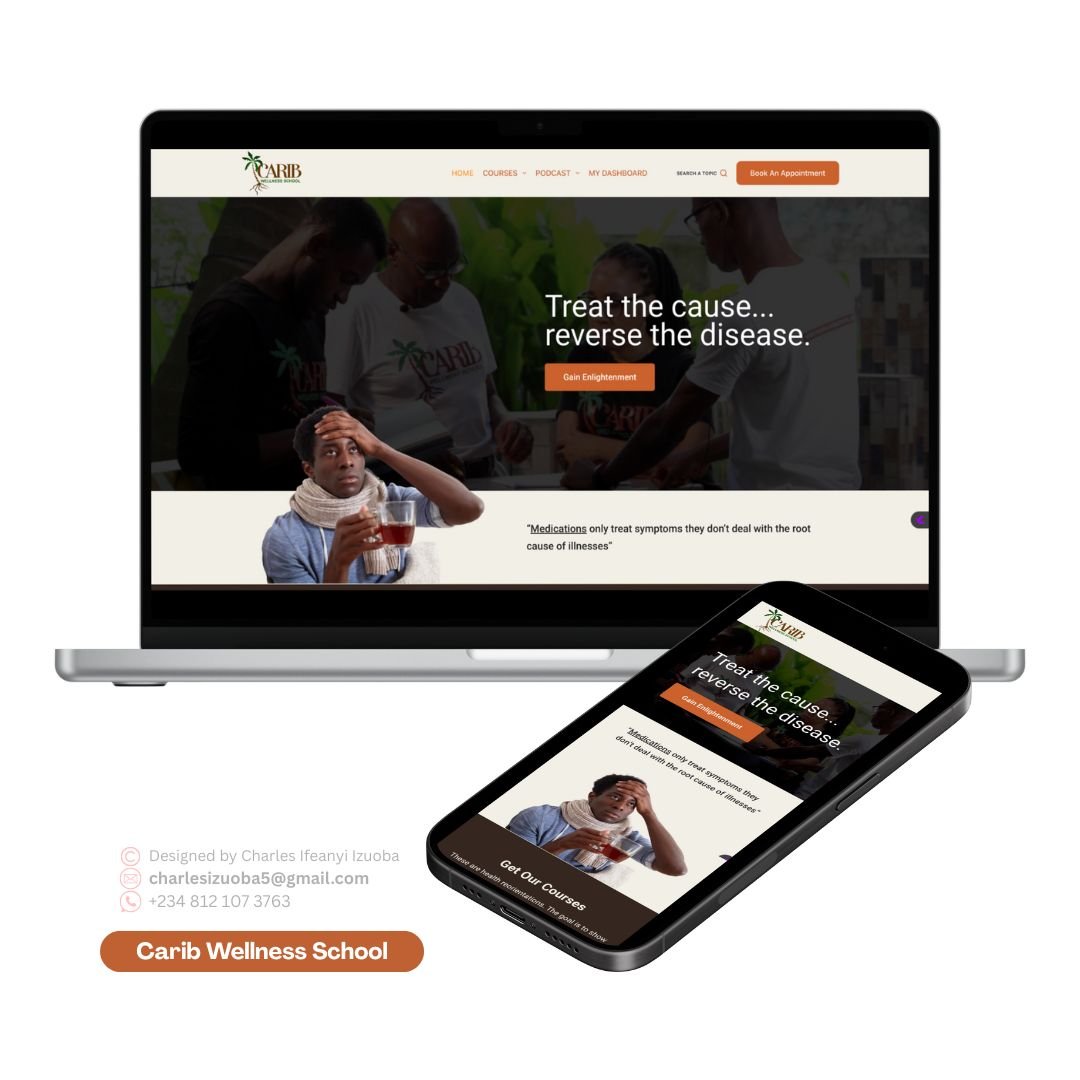 carib-wellness-school-website