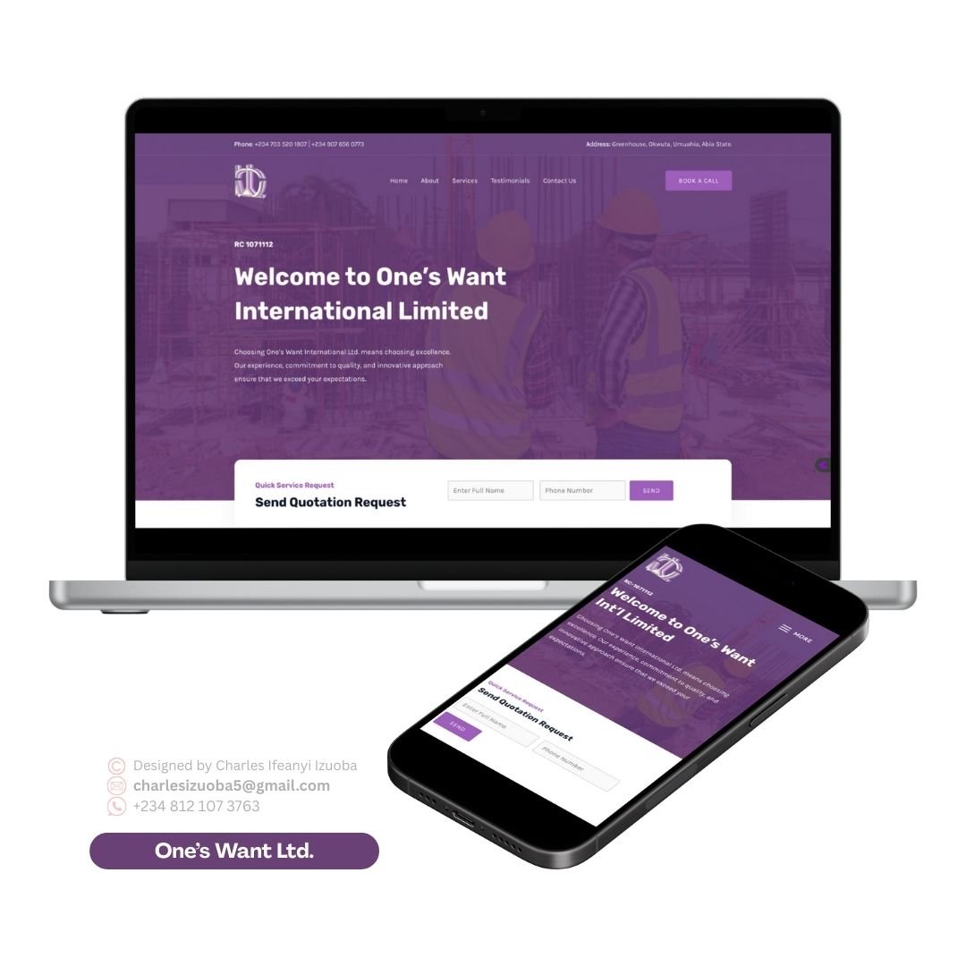 one's-want-website
